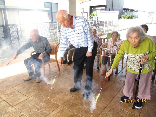 持ちて花火風景② 持ちて花火風景②