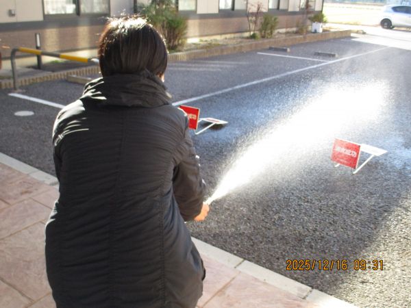 消火訓練(初参加) 消火訓練(初参加)