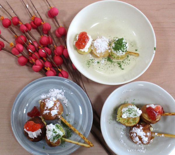 三色団子風ドーナツ 三色団子風ドーナツ